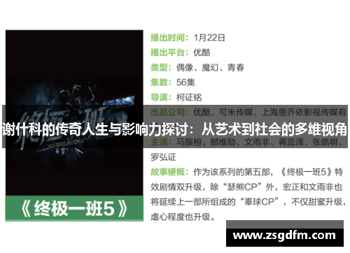 谢什科的传奇人生与影响力探讨：从艺术到社会的多维视角